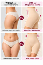 High-Waist Tummy Control Shapewear Shorts